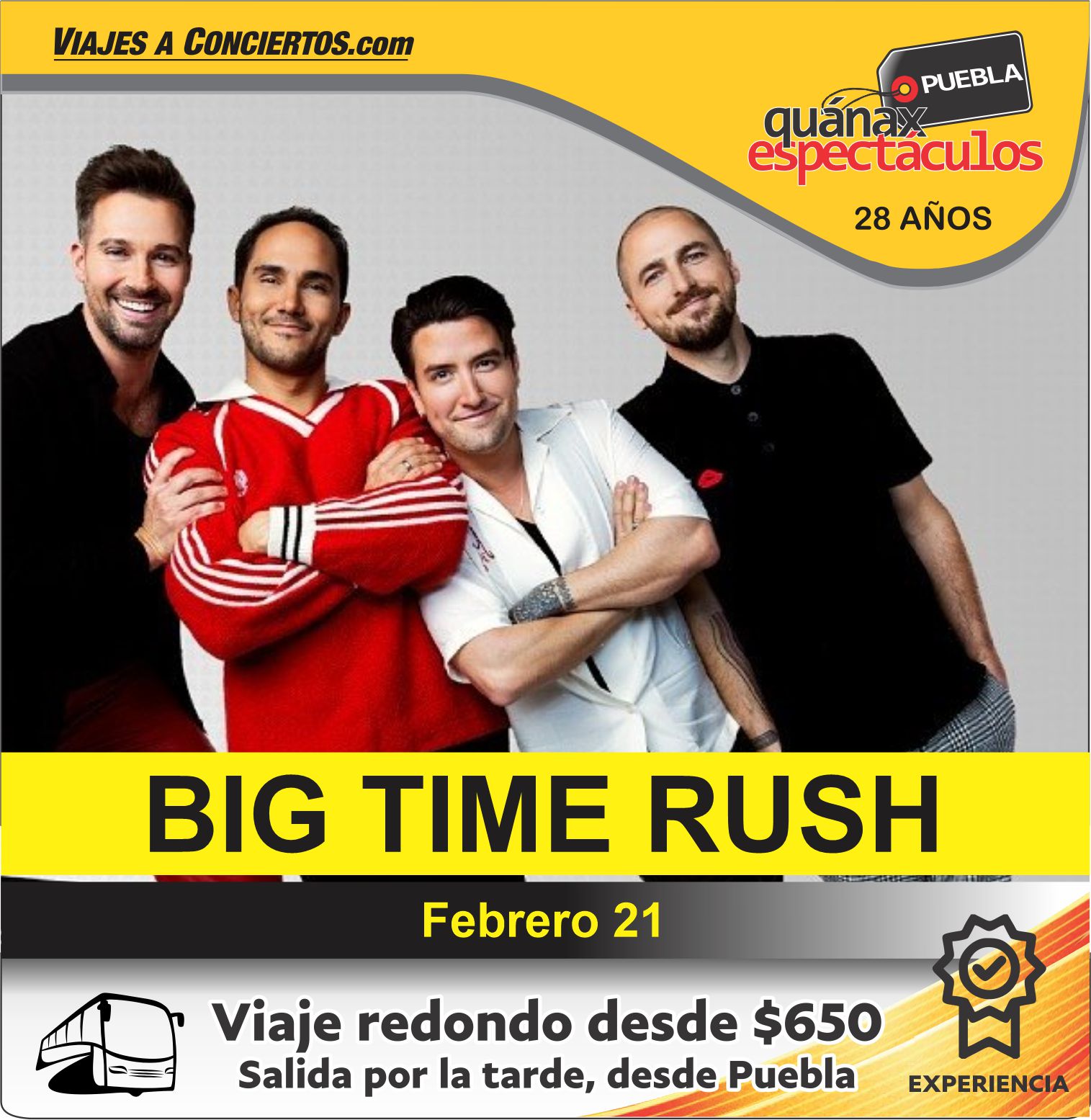 Viaje al show de Big Time Rush