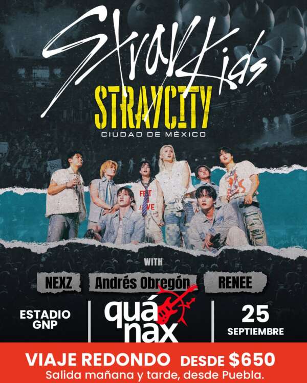 Viaje a Stray Kids desde Puebla - 25 de septiembre de 2026