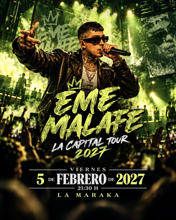 Viaje al concierto de Eme Malafe