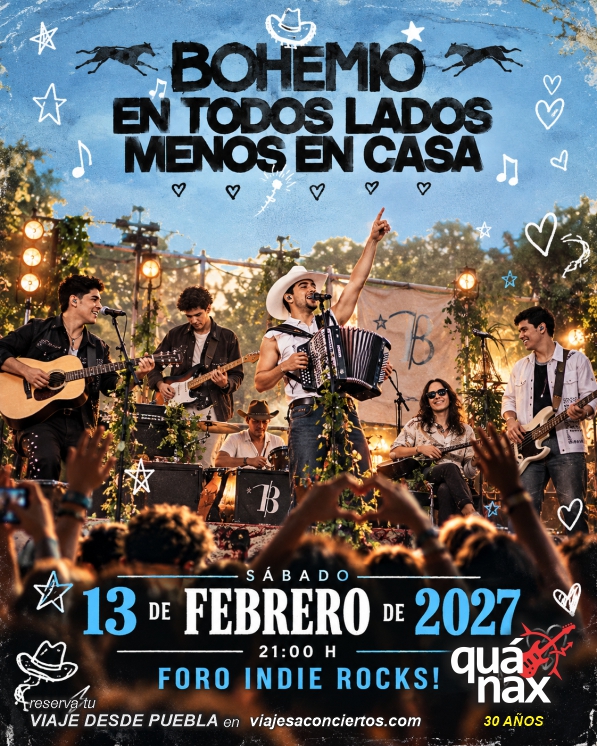 Viaje al concierto de Grupo Bohemio