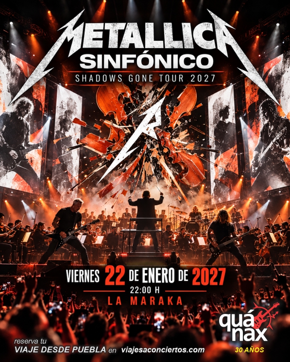 Viaje al concierto de Metallica Sinfónico
