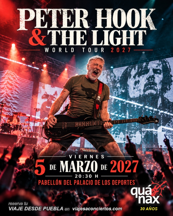 Viaje a Peter Hook & The Light · 2027-03-05