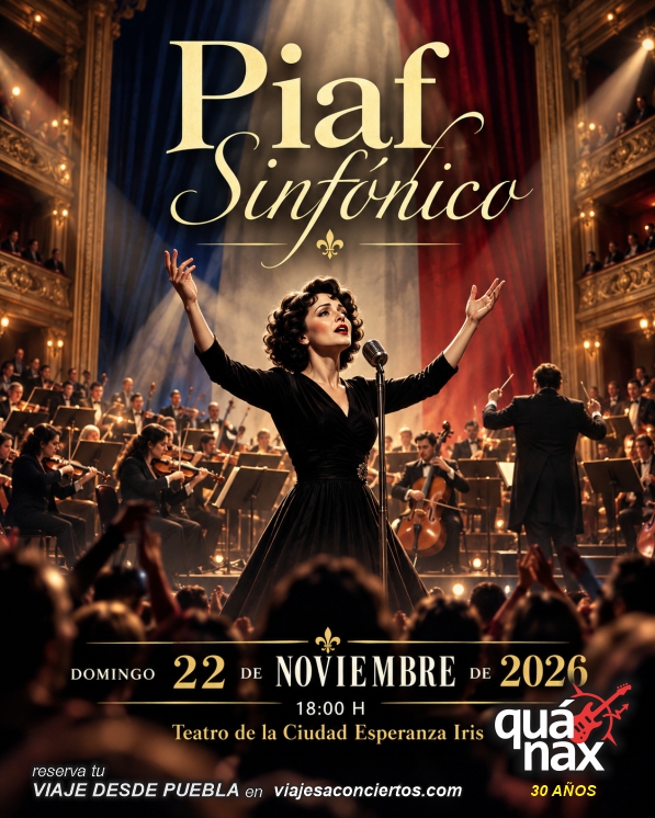 Viaje a Piaf Sinfónico · 2026-11-22